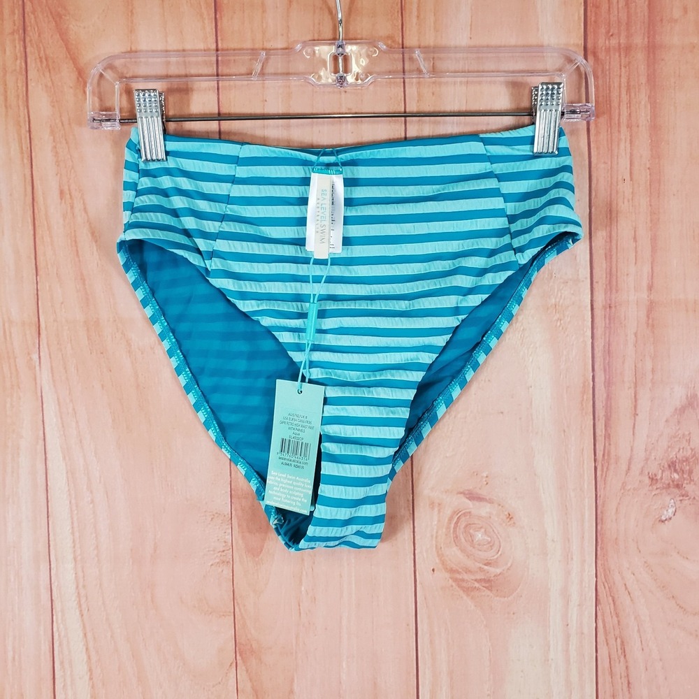 SEA LEVEL SWIM Bikini Bottom Sz 4 Capri Retro High-Waist Pant